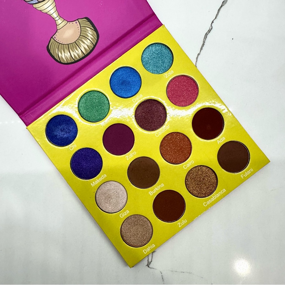 Juvia's Place Mini Masquerade Bold Sparkly Matte Colourful Eyeshadow Palette - Picture 10 of 13